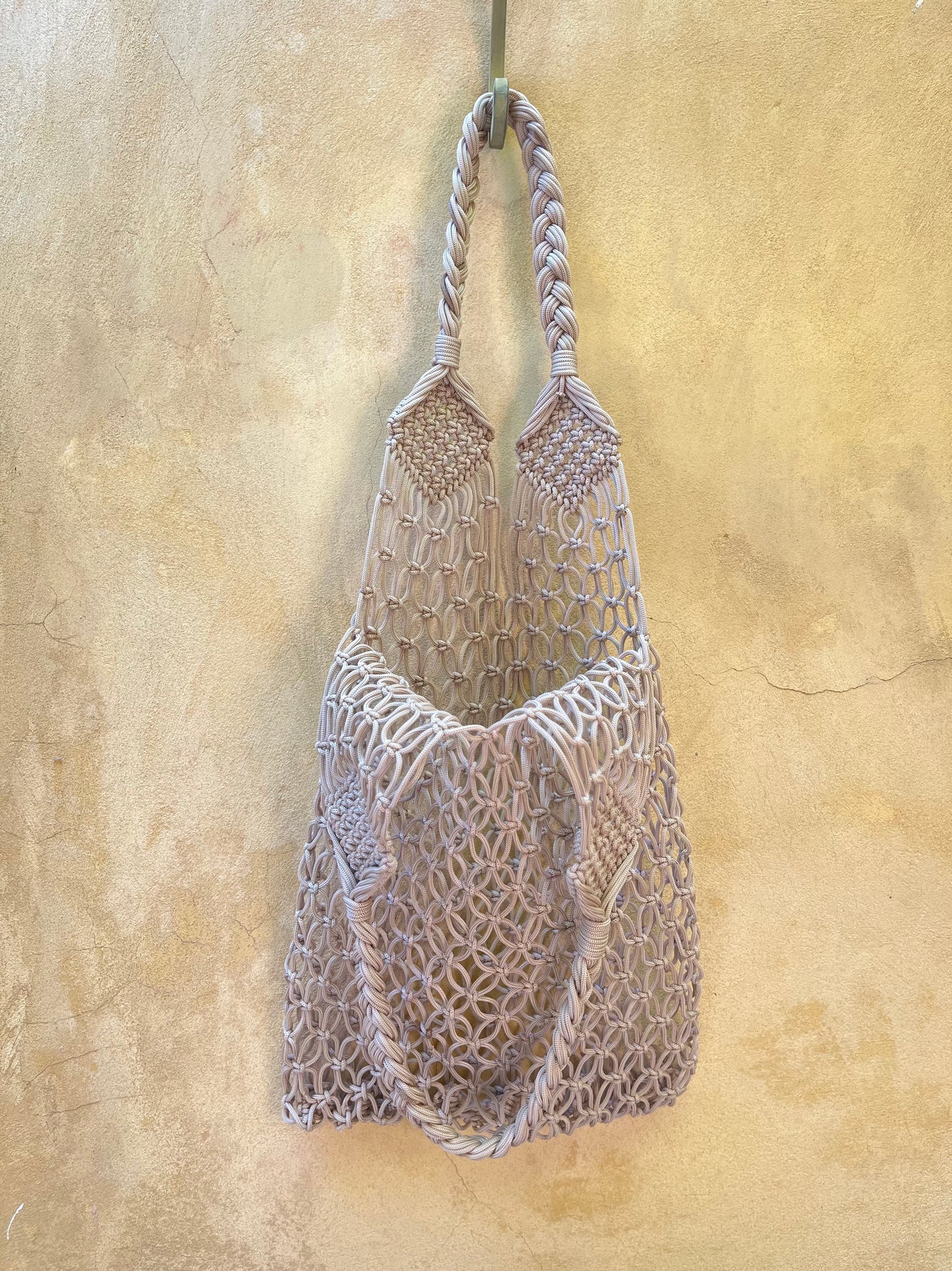 Sac filet crochet - Gris