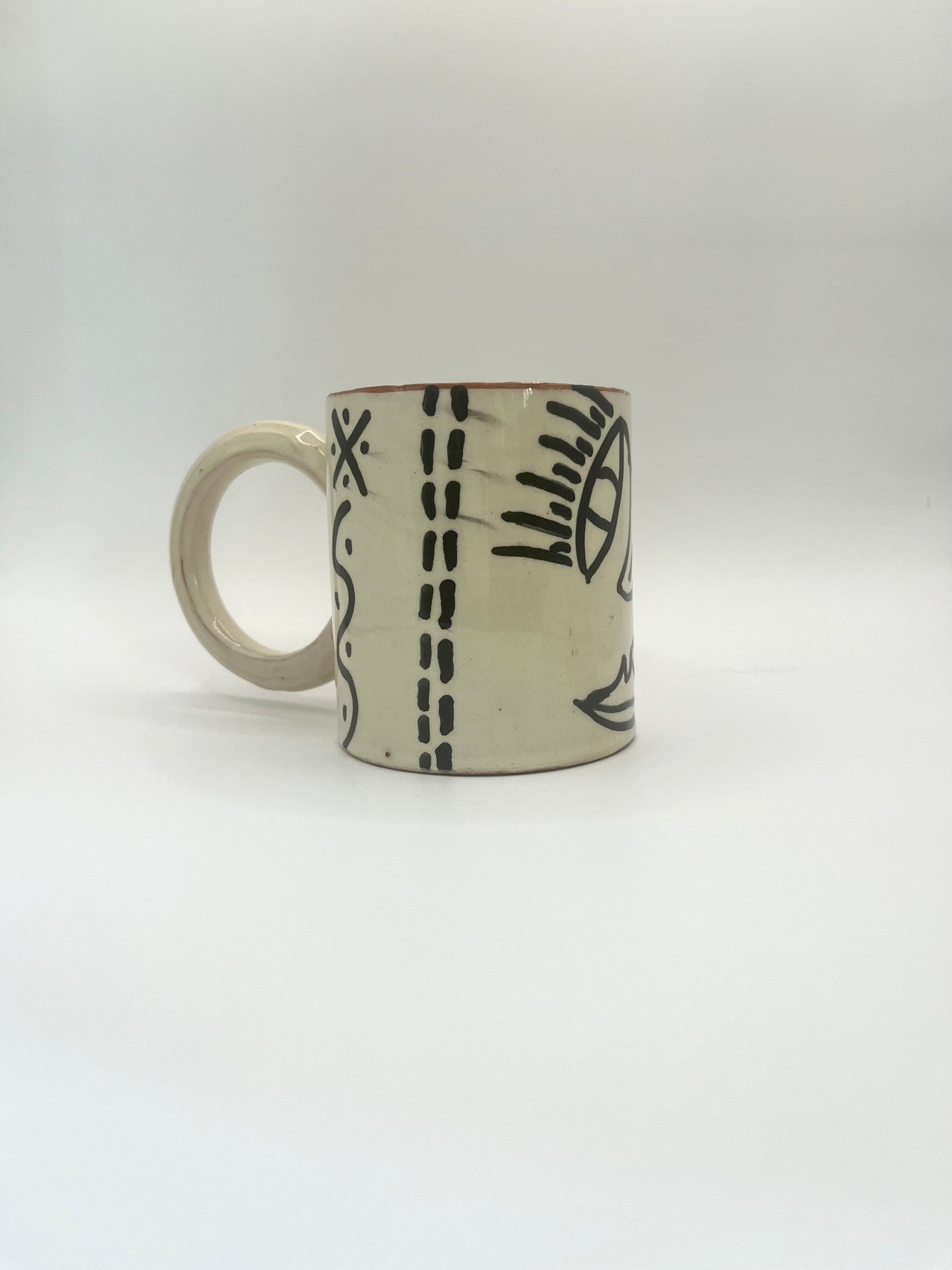 Mug décoratif à grosse anse - VISAGE