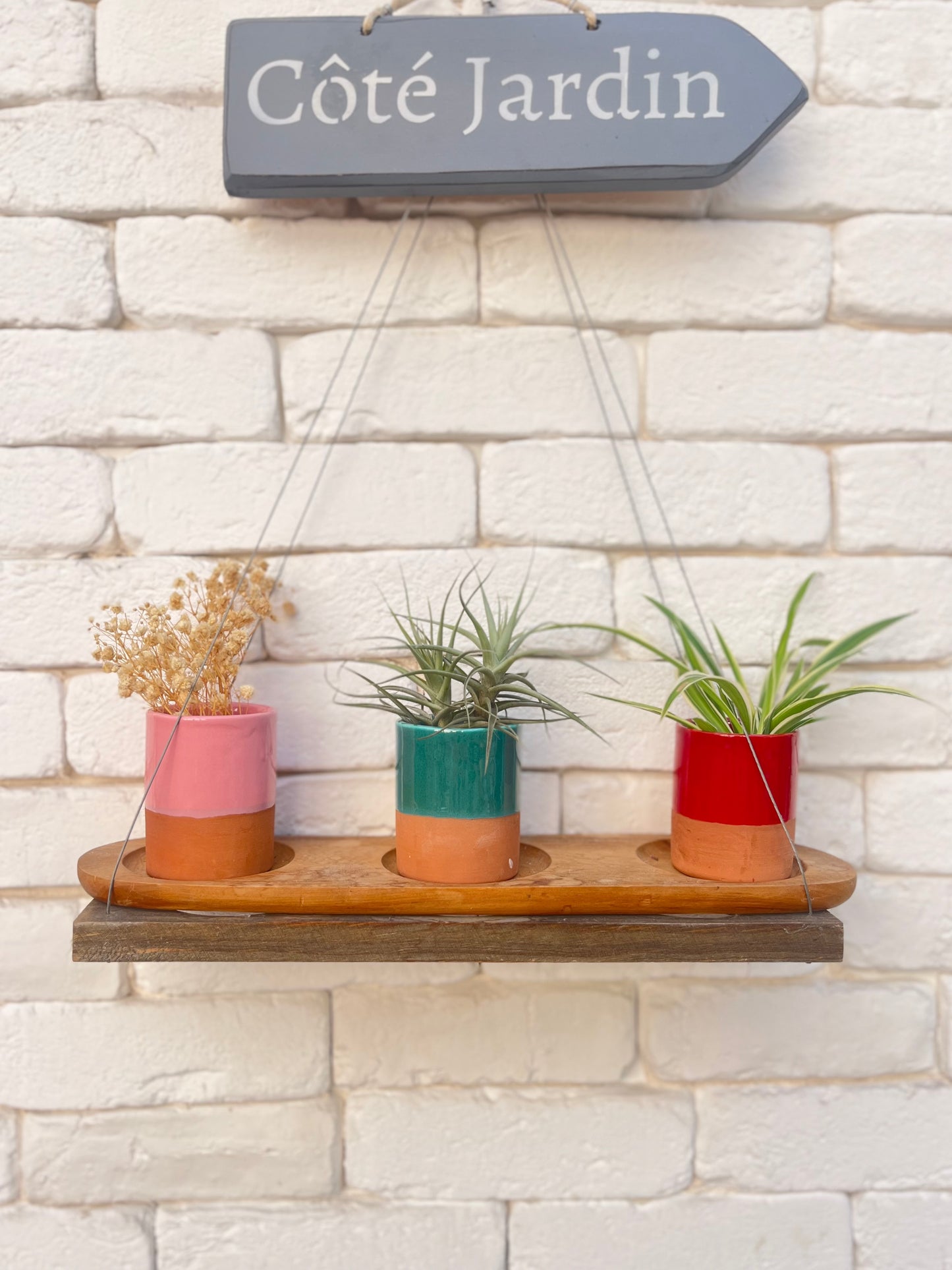 Pot décoratif - VERT BLEU