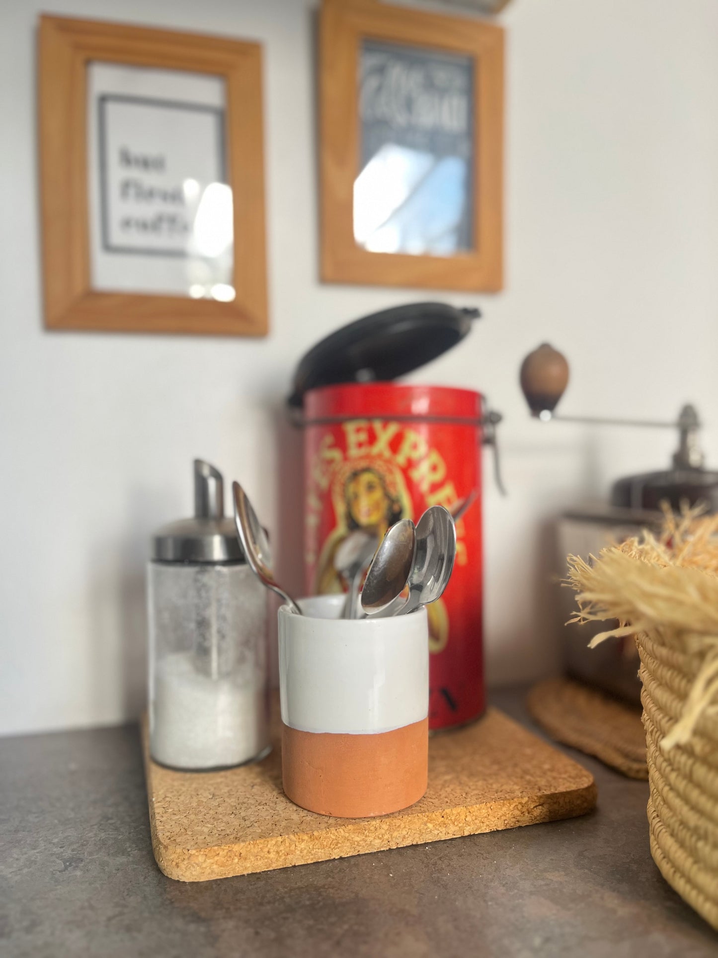 Pot décoratif - BLANC