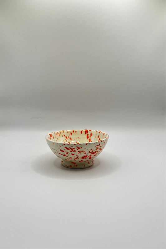 Coupelle mouchetée - ORANGE