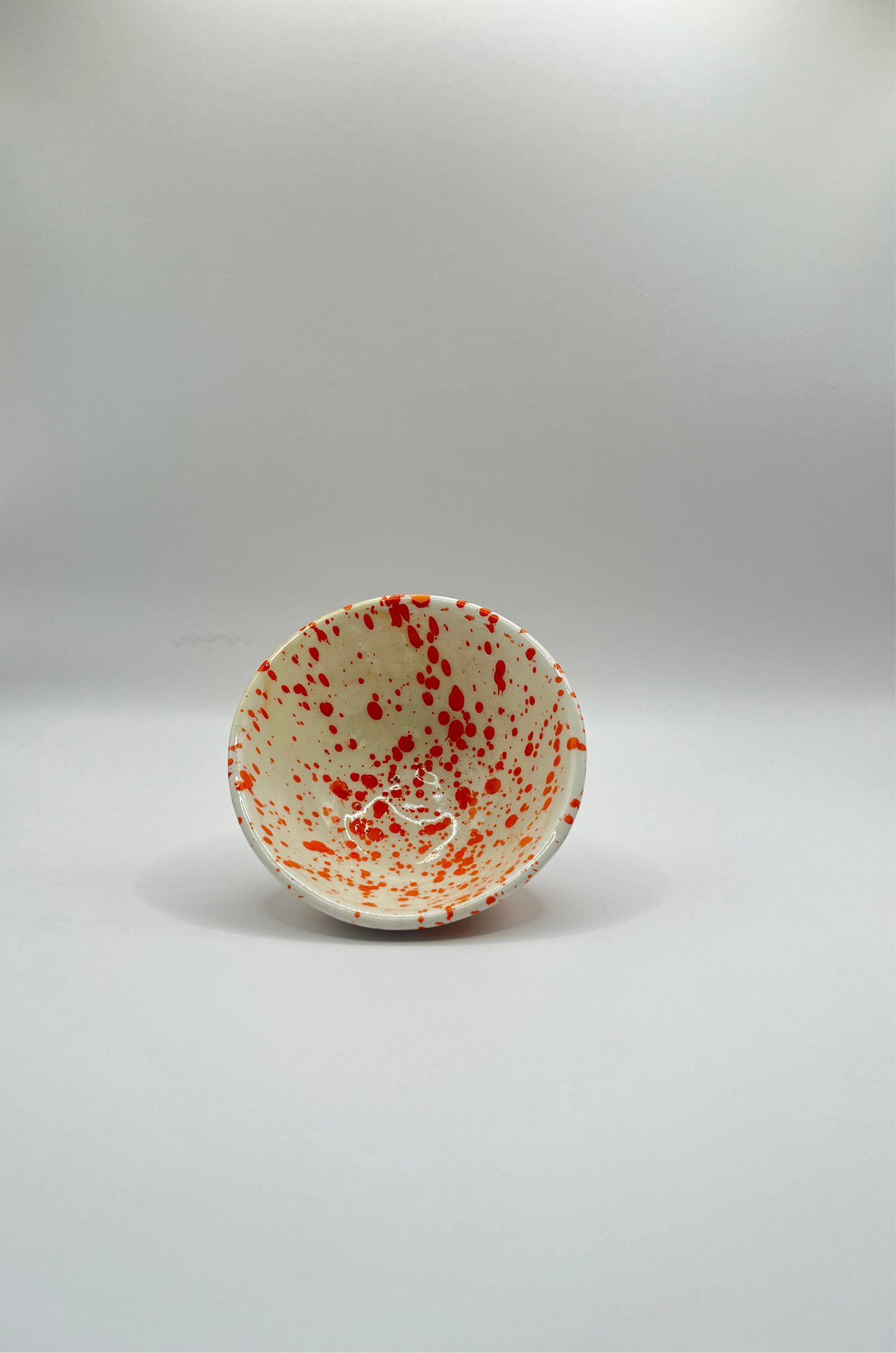 Coupelle mouchetée - ORANGE