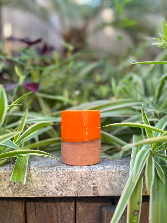 Pot décoratif - ORANGE