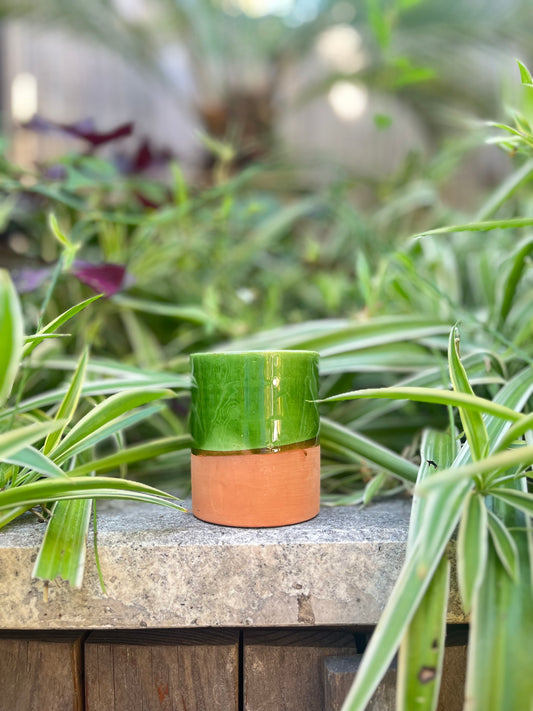 Pot décoratif - VERT FONCÉ